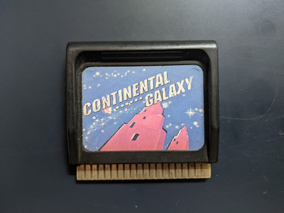 CONTINENTAL GALAXY * SuperVision Cartrideg Game * LCD Handheld Watara Quickshot