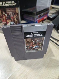 Where in Time is Carmen Sandiego NES Nintendo Complete In Box CIB