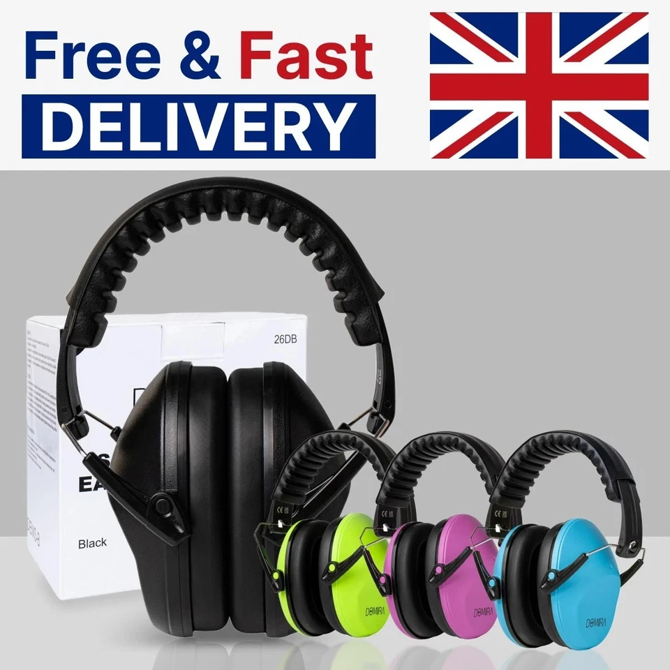 Noise Cancelling Headphones - Ear Defenders For  Kids SNR 26 DB Earmuffs Autism - Image 2 of 4