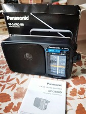 Panasonic RF2400D Portable 2-Band AM/FM Radio in Black BOXED AND COMPLETE