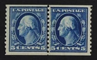 CKStamps: US Stamps Collection Scott#447 5c Mint LH OG Paste-Up 24 1/2mm