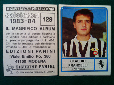 Panini Calciatori 1983-84 - Sticker Cabrini N°115, Juventus, Nuova Edicola, Neuf