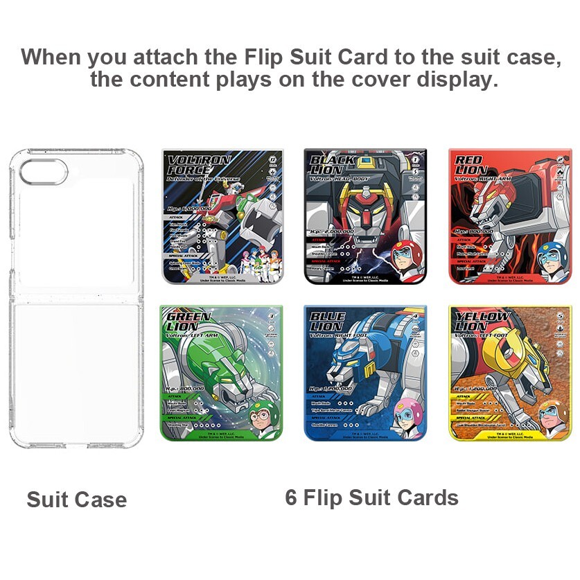 VOLTRON FORCE x Samsung Galaxy Z Flip5 Suit Package(Suit