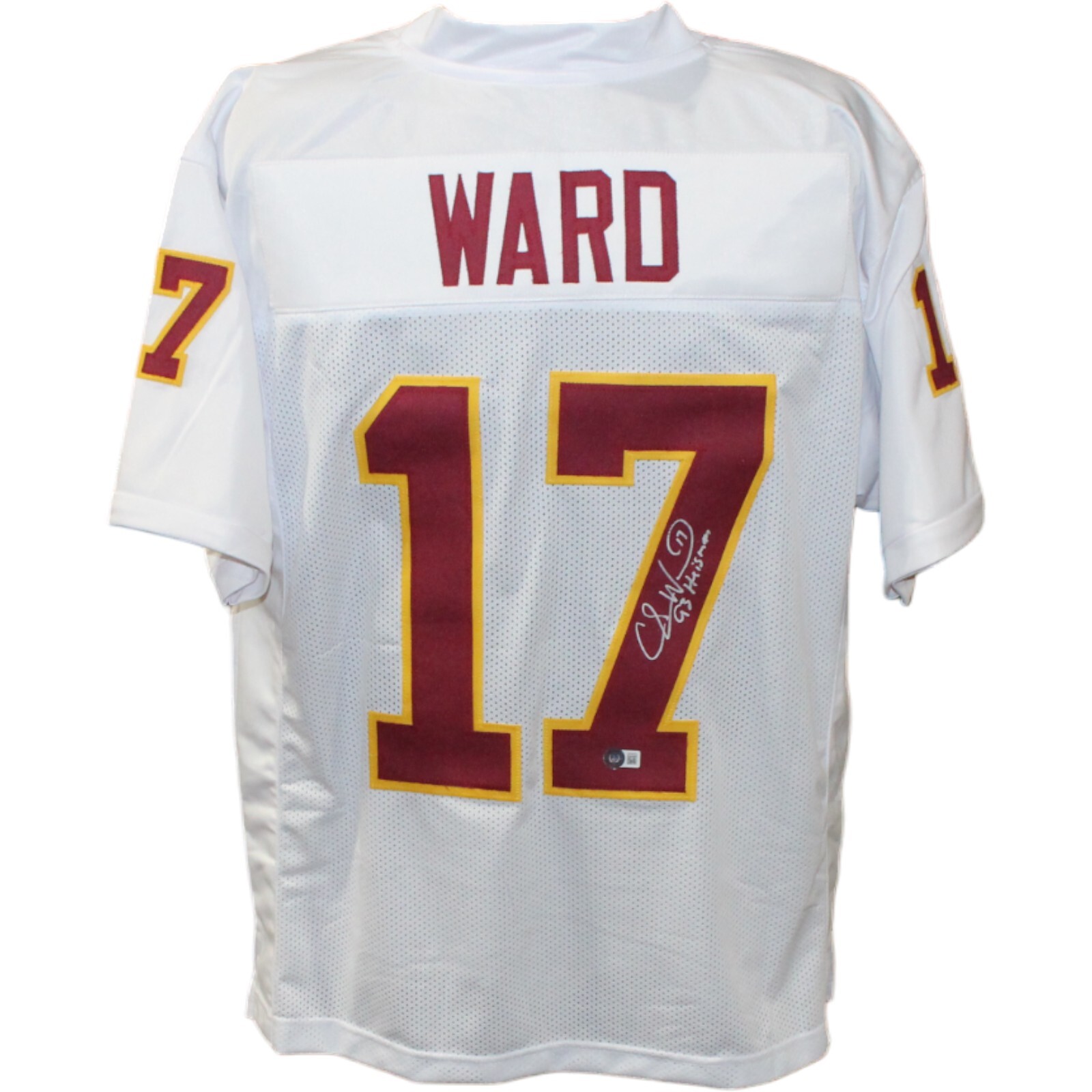 Charlie Ward Autographed Signed College Style White Jersey Beckett 