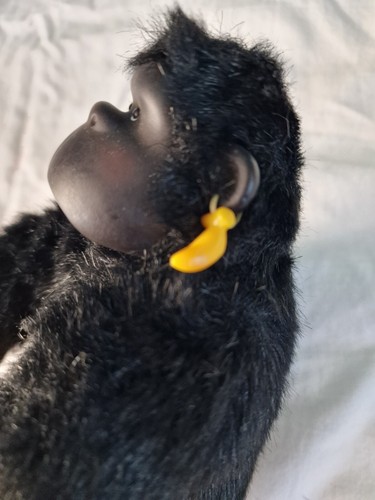 Gorilla Magical Murphy Plush Figure 1987 Banana Earring Monkey (Mouth Opens) - Picture 11 of 15
