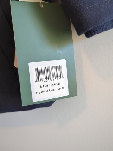 Neu mit Etikett Kinder Woolrich Größe 18 Monate Jungen Mädchen marineblau Allwetter Winter Peacoat - Bild 5 von 10