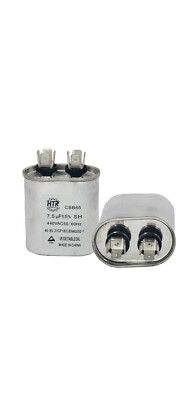 Circolatore Riscaldamento 3 Uf/MFD 440/370 VAC Volts Oval Run Capacitor 50/60 Hz AC Electric - Each Valvola Di Scarico Elettrica - Foto 11