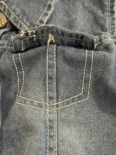 U.S. Polo Assn Denim Blue Jean Vest Button Pink Logo Collar Girls Size 8-10 - Picture 16 of 20