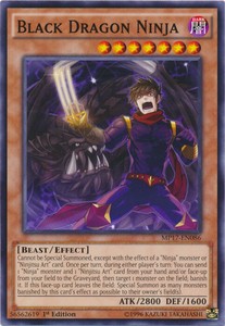 Black Dragon Ninja - MP17-EN086 - Common - 1st Edition x3 - Near Mint