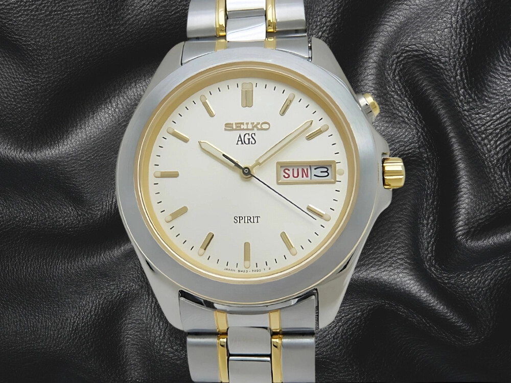 SEIKO Watch SPIRIT AGS 5M23-7A60 GF/SS Combination Silver
