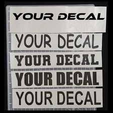 12" Custom Personalized Vinyl Lettering Name Decal Sticker Car Window Tumbler (L