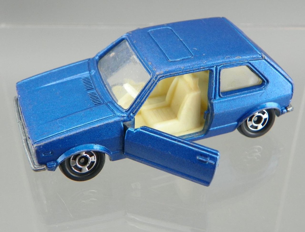 Vintage 1978 Tomica F5 S=1/56 Tomy Diecast Blue VW Volkswagen Golf