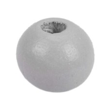 100 Grey Round Wood Beads Bulk 16mm or 5/8 Inch Wood Beads with 4.2mm Hole