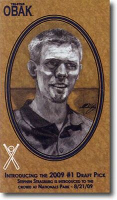 10-Ct Lot STEPHEN STRASBURG 2010 TriStar Obak MINI National VIP Exclusive N11 RC