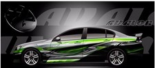 Avalon Go Kart Race Car Vinyl Graphic Decal Half Wrap Avalon Go Kart Race Car Vinyl Graphic Decal Half Wrap
