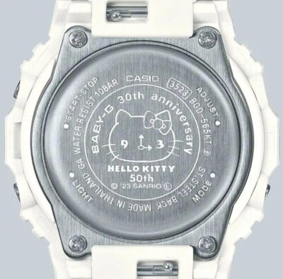 Hello Kitty Casio BABY-G BGD-565KT-7JR 50th Anniversary Watch