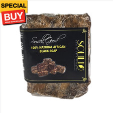 Raw African Black Soap From Ghana 10lb Brick