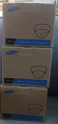 LOT OF 3 SAMSUNG SND-7061N SND-7061 3 MEGAPIXEL HD DOME NETWORK CAMERA