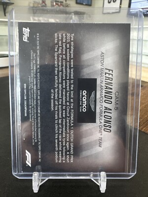 2024 Topps Chrome Formula F1 Camber #cam-5 Fernando Alonso