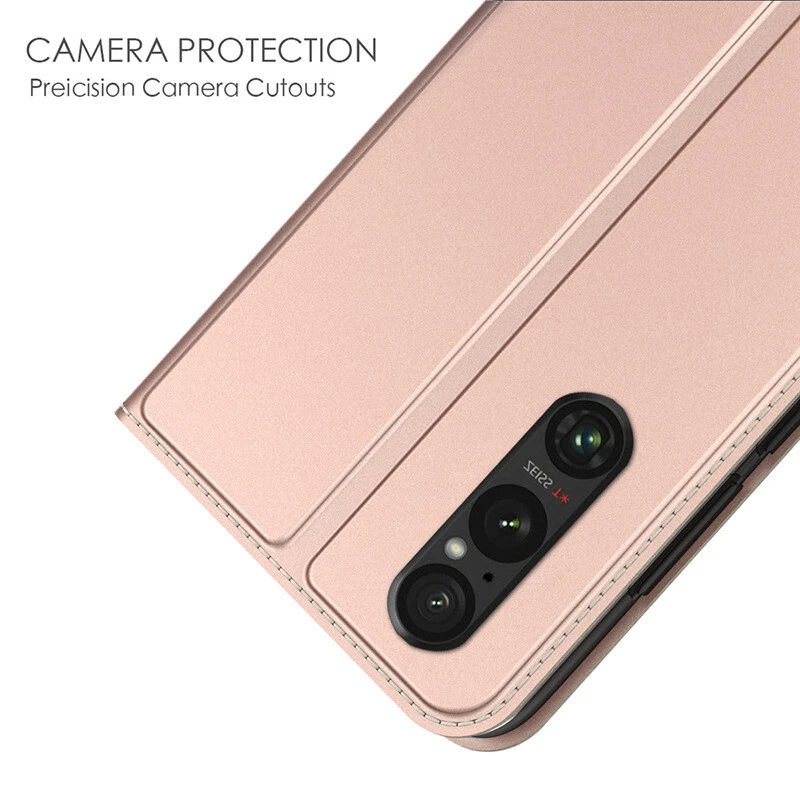 For Sony Xperia 1V 5V Phone Case Cover Fashion Leather Card Flip Protective Soft - Image 3 of 4