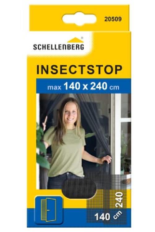 Schellenberg 20509 Zanzariera porta finestra 140 x 240 cm, tende zanzariere per