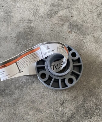 One (1) IPEX Two Piece 2  Flange Socketweld Schedule 80 F1970 CPVC Gray. 