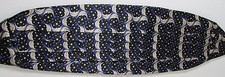 ROBERT TALBOTT Moon  Stars Cummerbund Tuxedo Formal Wear Blue Black All size