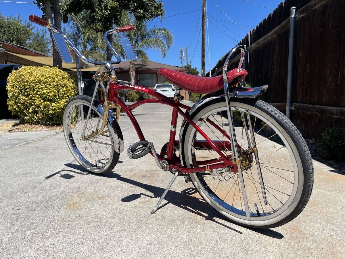Schwinn Stingray OG Lowrider Bike 1990's Built Nice 20” Gold Schwinn Stingray OG Lowrider Bike 1990's Built Nice 20” Gold