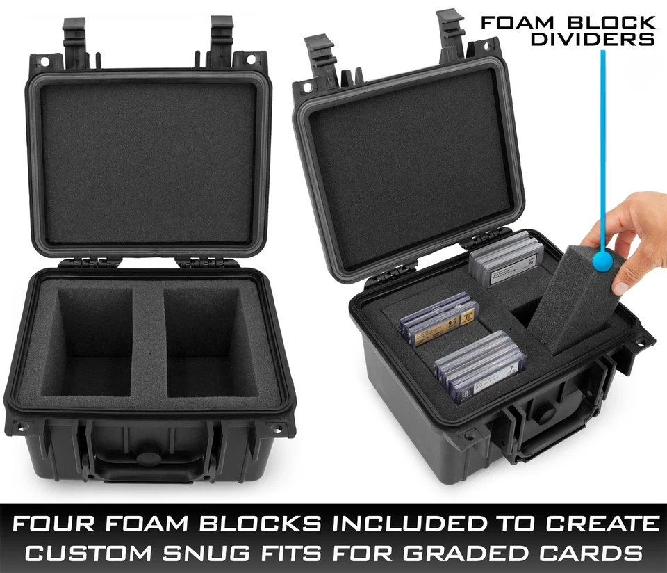 CM Graded Card Case Storage Box for 40 Graded Sports Trading Cards, Waterproof - Image 3 of 4