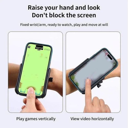 Adjustable Phone Armband Portable Arm Band Brackets Outdoor Running Armbands - Zdjęcie 7 z 9