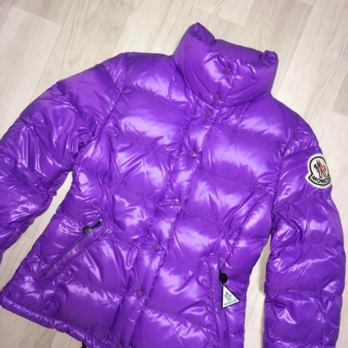 MONCLER CLAIRE Down Jacket Purple Women Size 0 Preowned