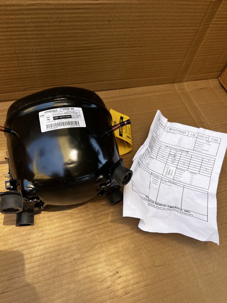 VEGD 6H Refrigerator Compressor for KitchenAid W10779331 W10695094