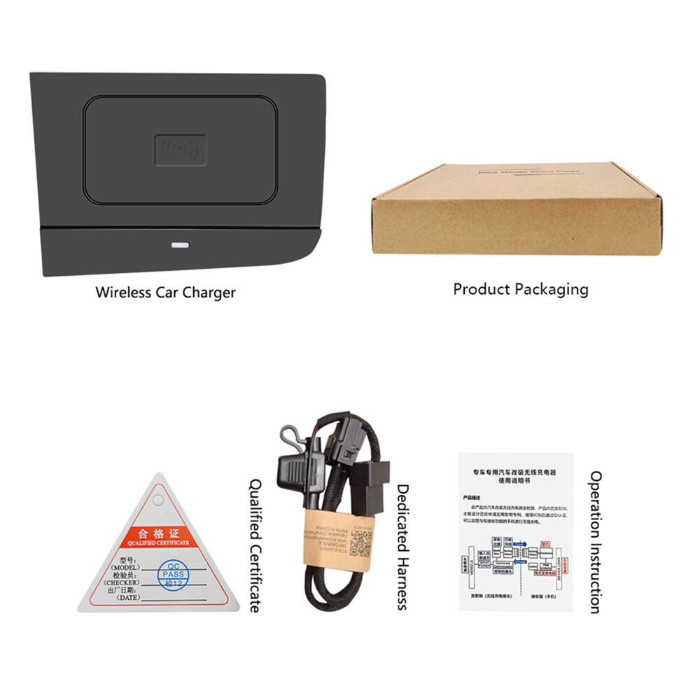 Auto Center Console Phone Wireless Fast Charging Pad for Kia Niro