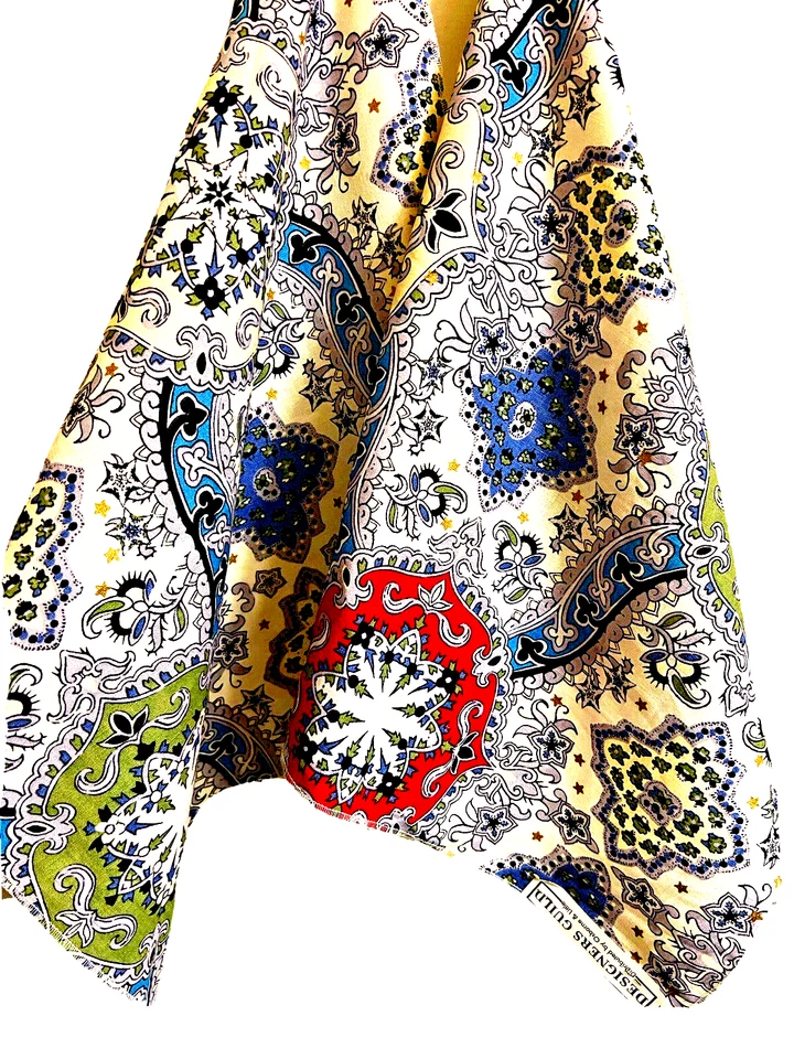 Geometric 100% Linen Designers Guild Sample Fabric Set / 2 Made in UK - Image 2 of 4