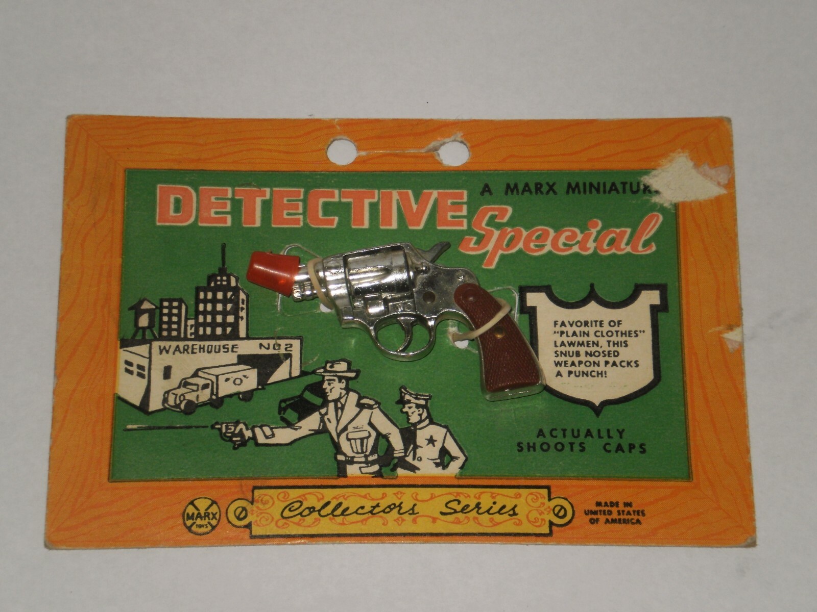 MARX MINIATURE DETECTIVE SPECIAL CAP GUN COLLECTORS SERIES REPLICA 1950
