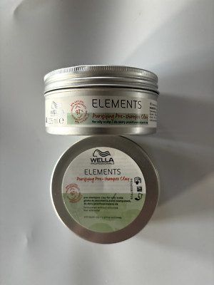 Wella Elements Purifying Pre Shampoo Tonerde für fettige Kopfhaut - 225ml