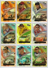 2000 PRESS PASS TRACKSIDE RUNNIN N' GUNNIN INSERT SET JEFF GORDON DALE EARNHARDT