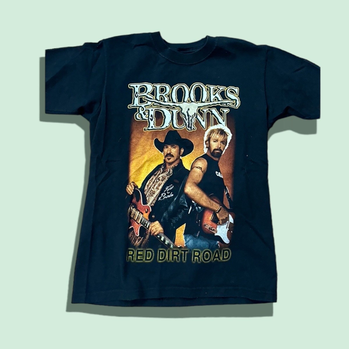 Vintage Brooks And Dunn Shirt Size Large Kids 1990s Concert