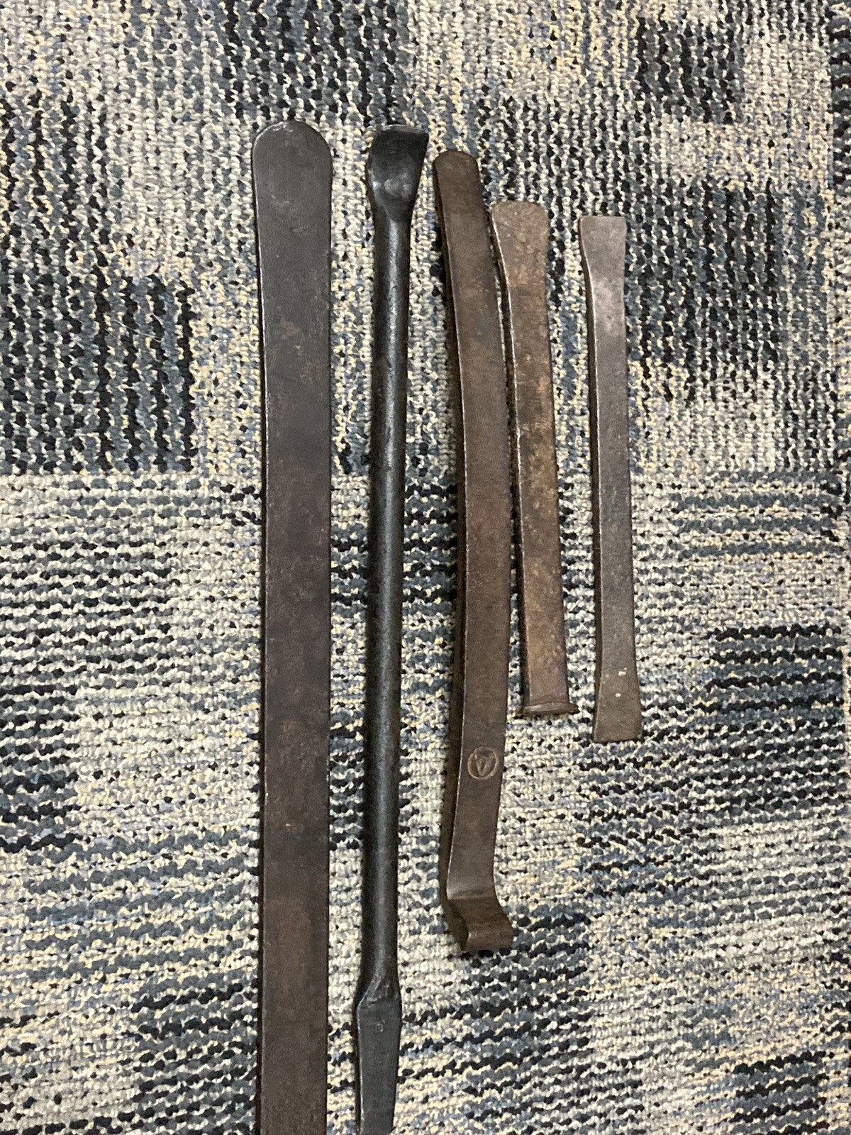 Antique Tire Iron Spoon Lever Set Ford T A + Heavy Duty Vintage Truck