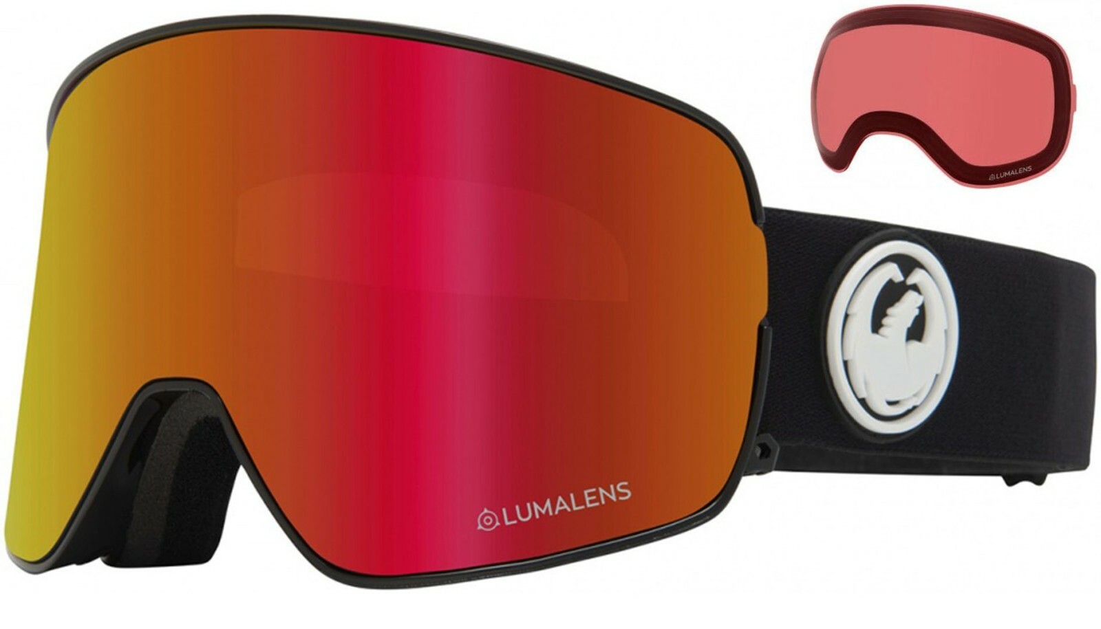 Dragon NFX2  Lumalens 2 Lenses Snowboard Ski Skiing Goggles Mask Visor 28605