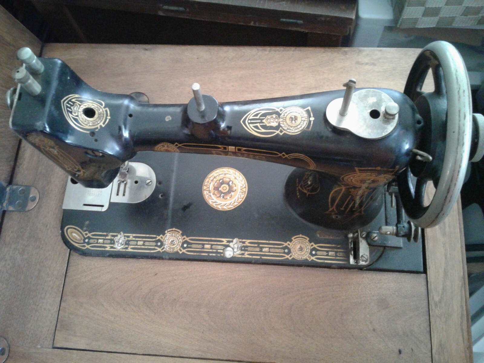 Davis Antique Sewing Machine With eBay