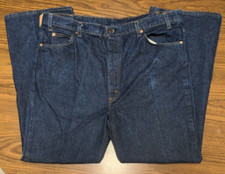 Vtg 80's Levi's Men's 42x30 Boot Cut Blue Jeans Orange Tab 517-0217 SF361R USA