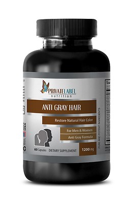 Hair supplements - ANTI GRAY HAIR FORMULA - immune support herp - 1 Bottle