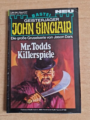   John Sinclair Band 0517 - Mr. Todds Killerspiele - 1. Auflage  