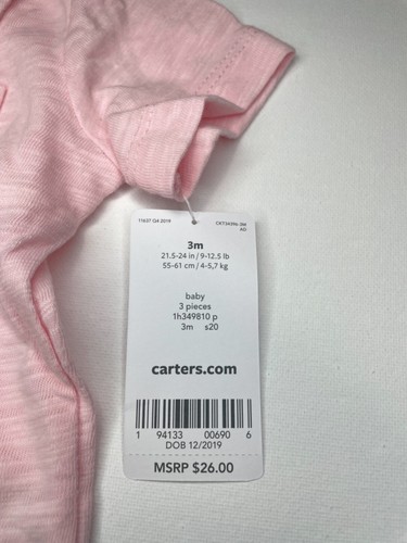 Polo Shirt Carters Rosa con occhiali 3mo Ragazzi - Foto 2 di 5