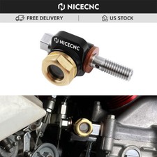 CNC Banjo Bolt Oil Sight Glass For Honda XR 600R XR 650L XR600R XR650L 1985-2025