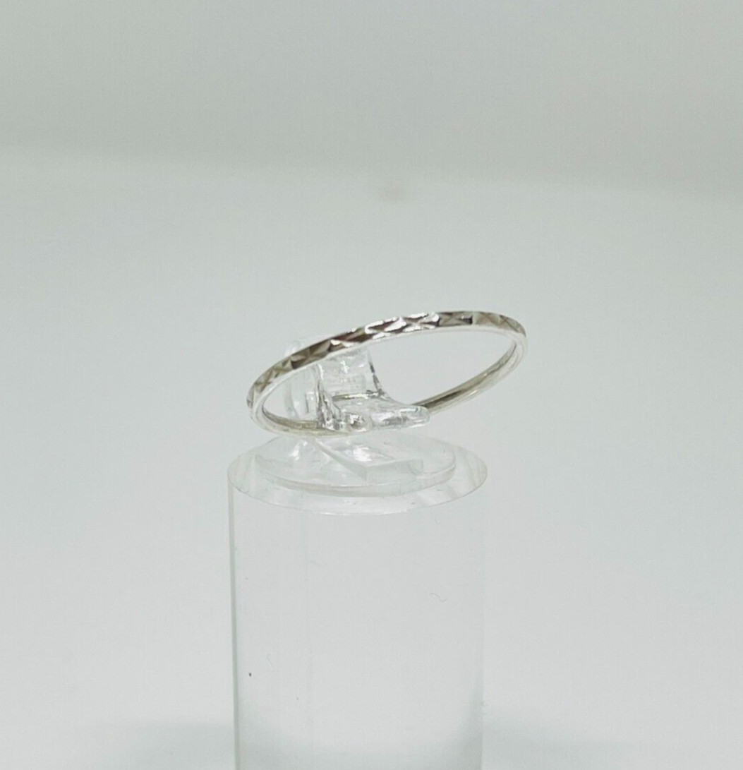 Fabulous Solid Patterned Band Ring 925 Silver Siz… - image 4