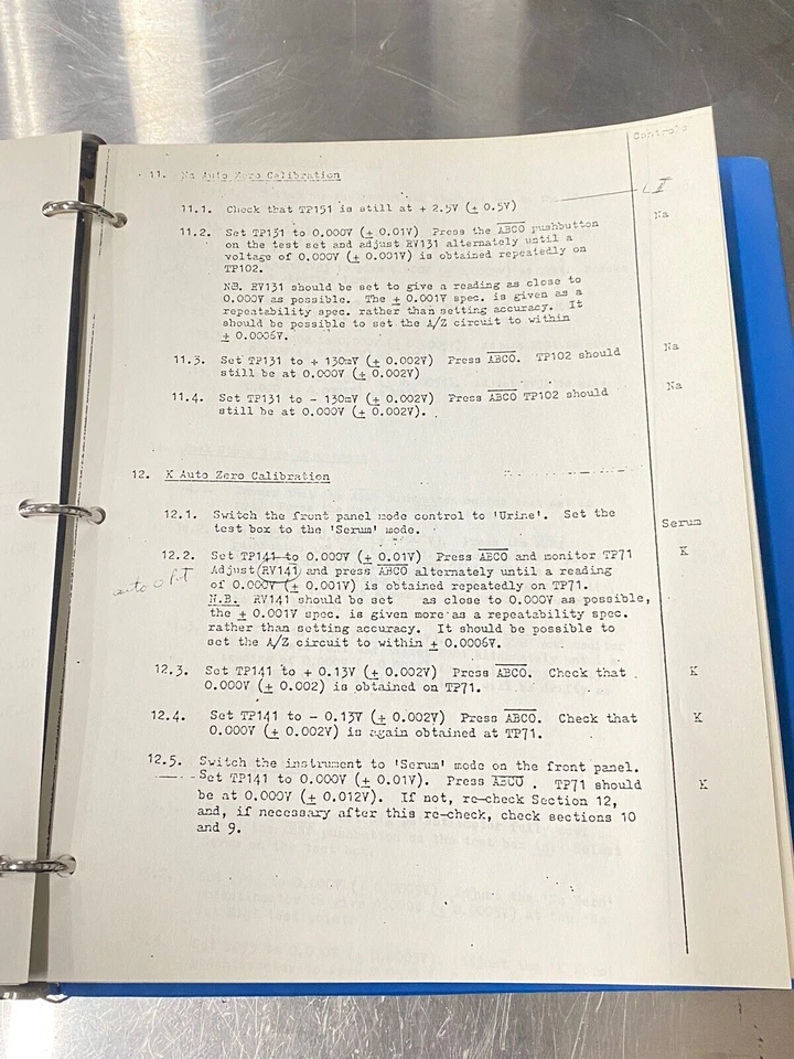 Fotómetro de llama Corning 460 - Guía del usuario / Libro de instrucciones / Manual Foto 3 de 4