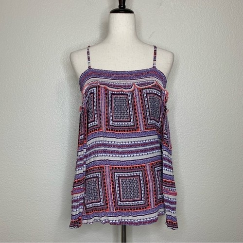 INC International Concepts Cold Shoulder Bell Sleeves Top