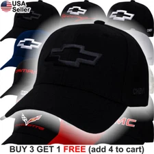 Chevy Logo Bowtie Cap Hat Truck Impala Racing Volt Tahoe Suburban Malibu Sport